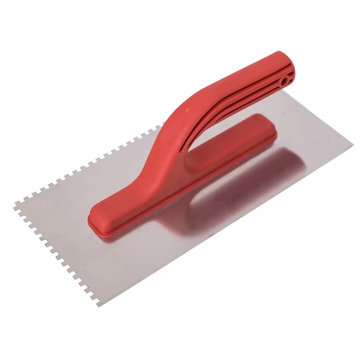 Plastering trowel, ABS handle, 4x4mm 