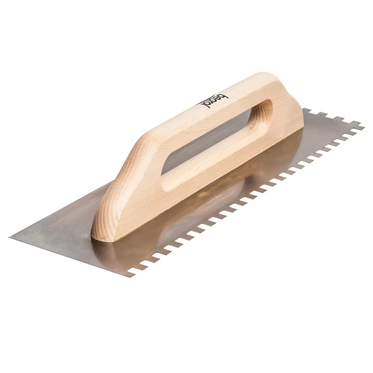 Plastering trowel 480x130mm wooden handle stainless steel