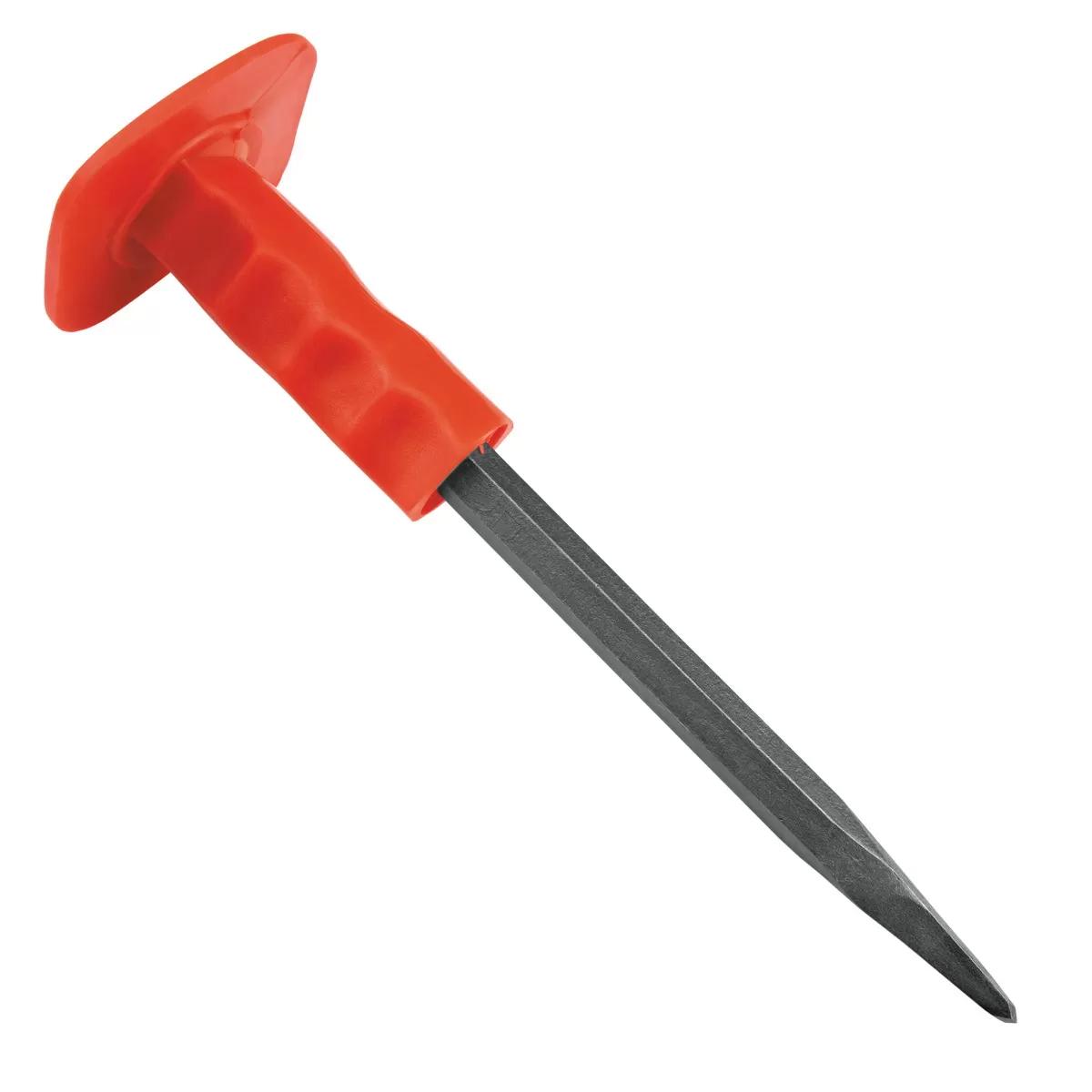 Cold chisel sand-blasted heavy duty plastic holder 