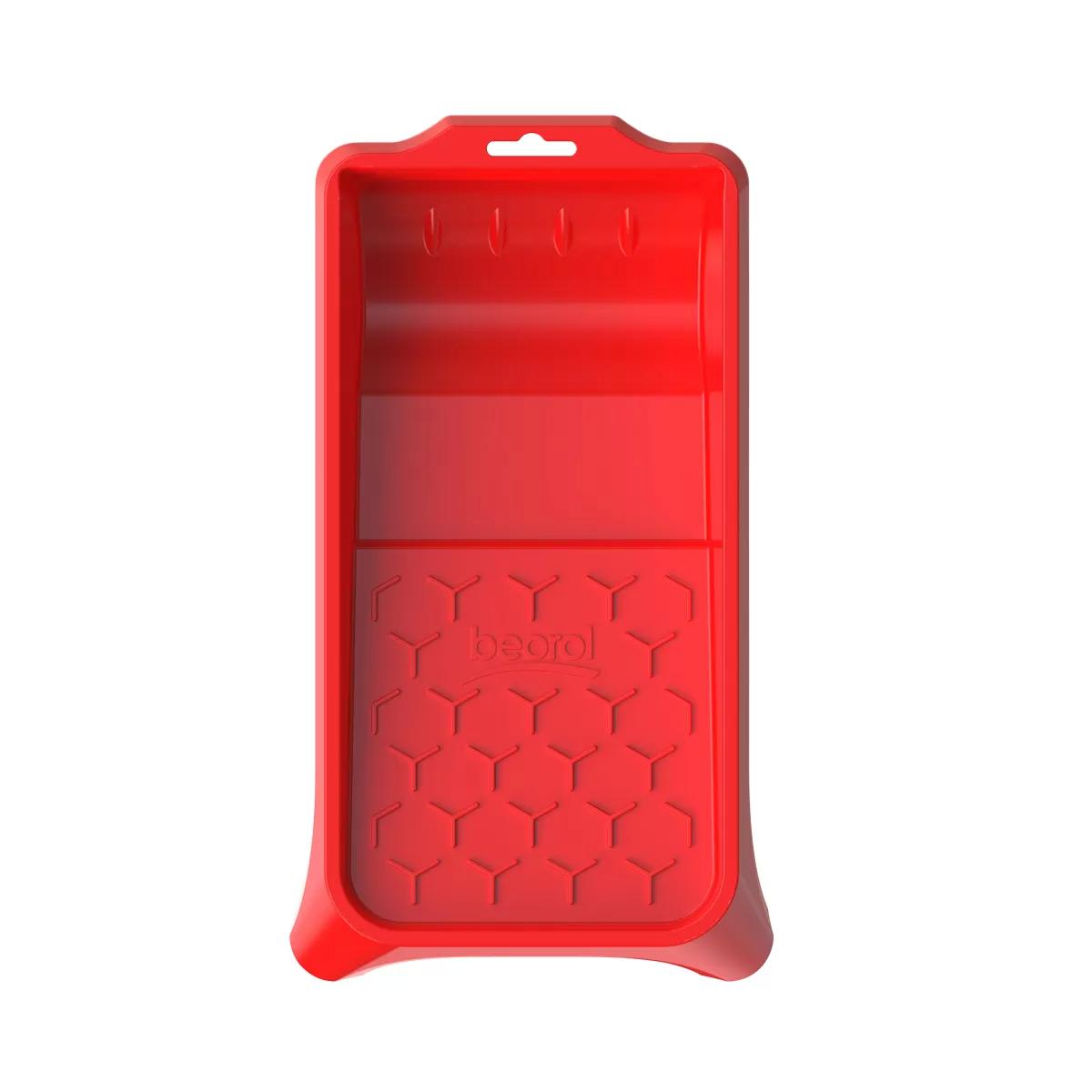 Plastic paint tray 15x32cm, red 