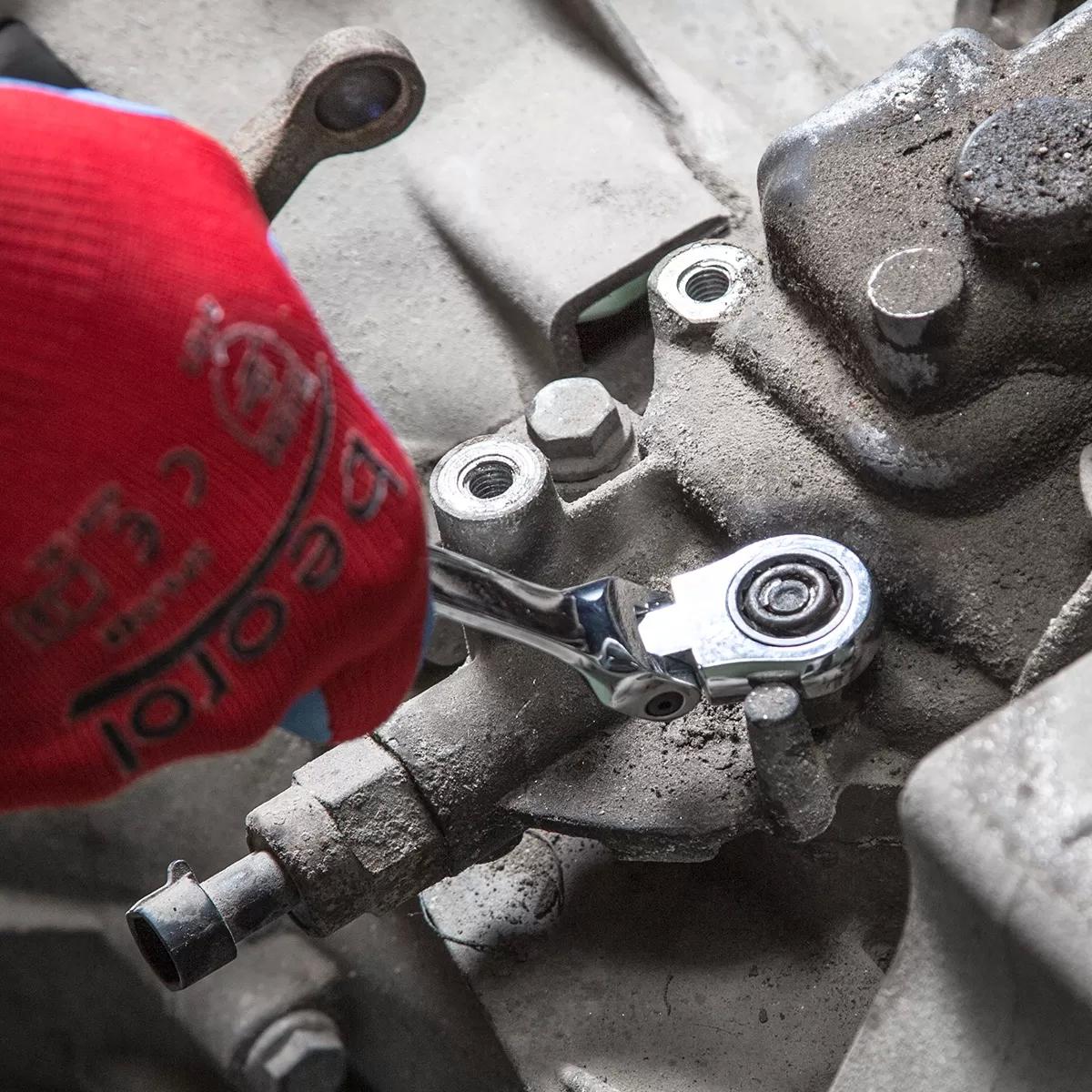 Gear Wrench With Flex Head 17mm 