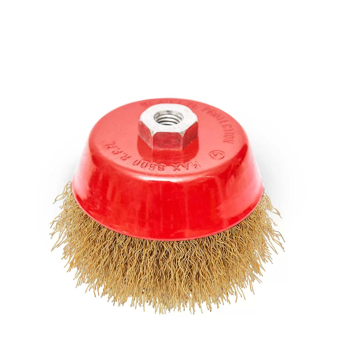 Brass wire brush for angle grinder sale