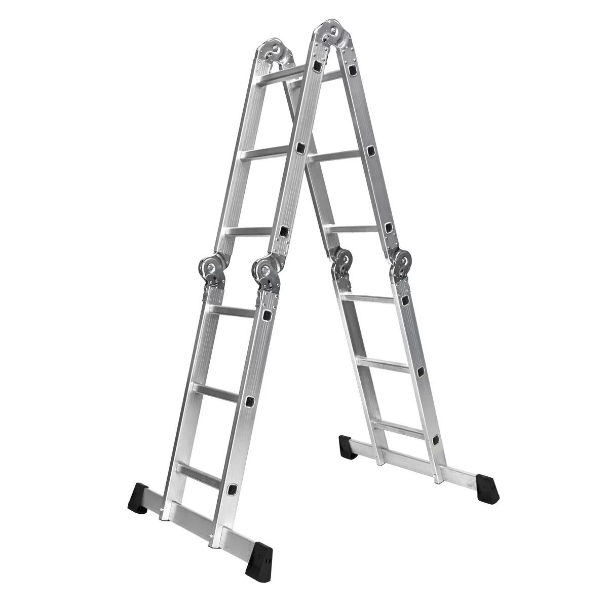 Aluminium ladder collapsible 