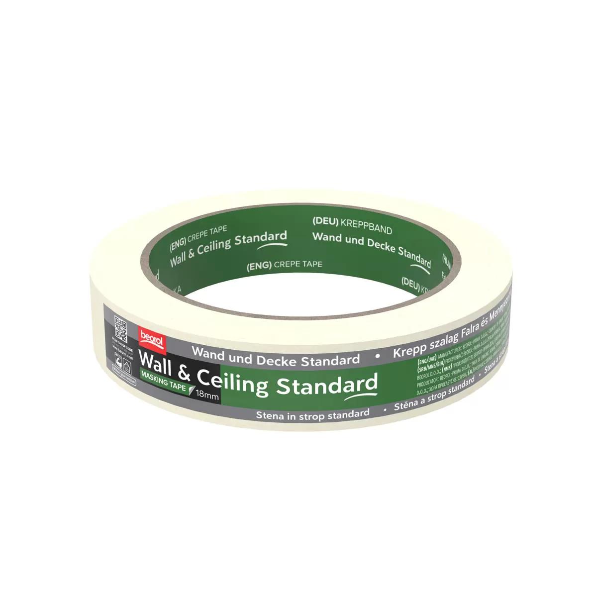 Masking tape Wall & Ceiling Standard 18mm x 50m 
