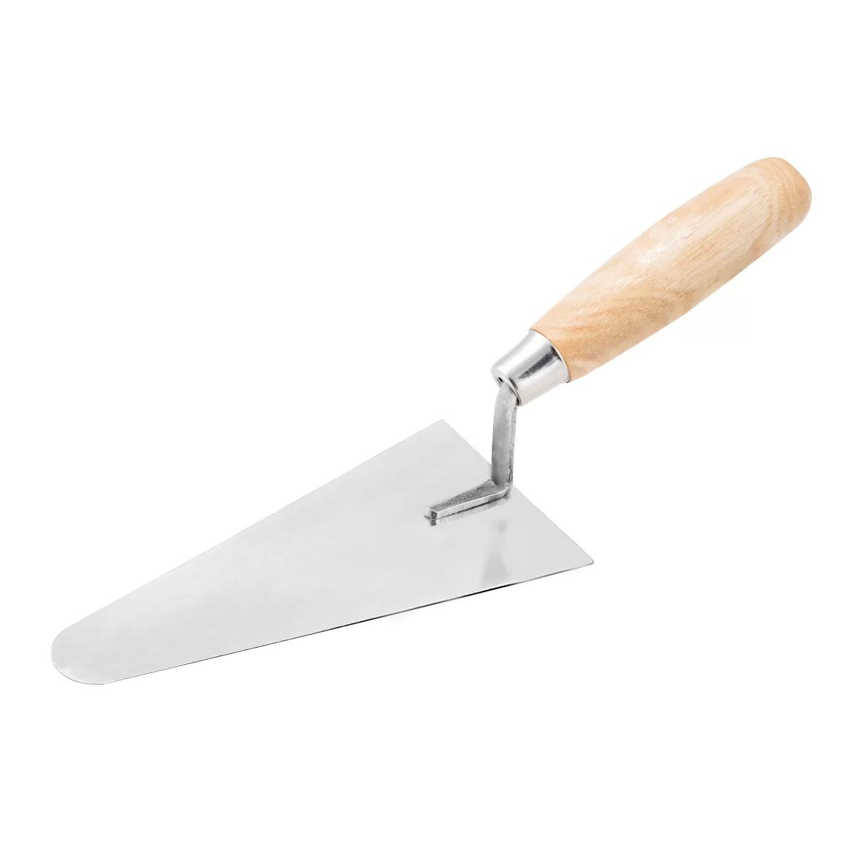 Bricklaying trowel-wooden handl-round shape 160mm 