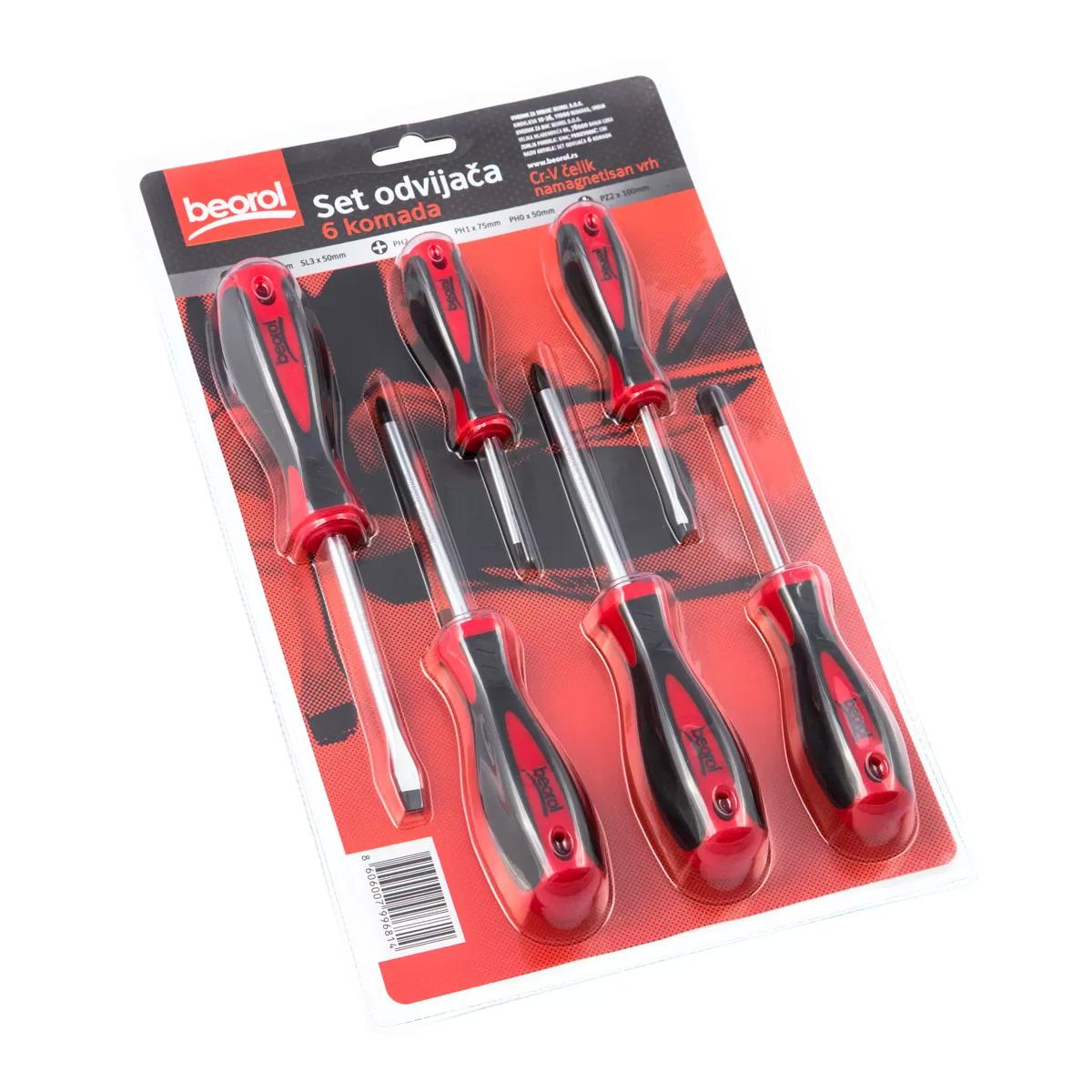 Screwdriver set 6pcs 