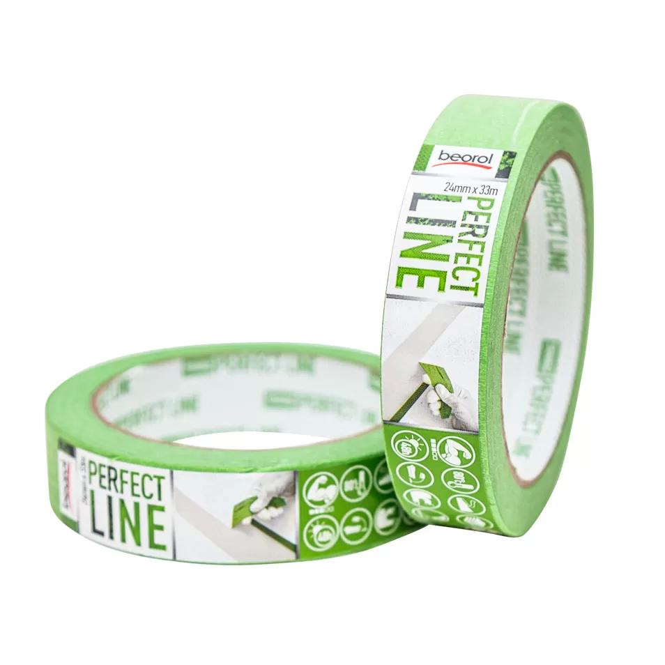 Masking tape Perfect Line 24mm x 33m, 80ᵒC 