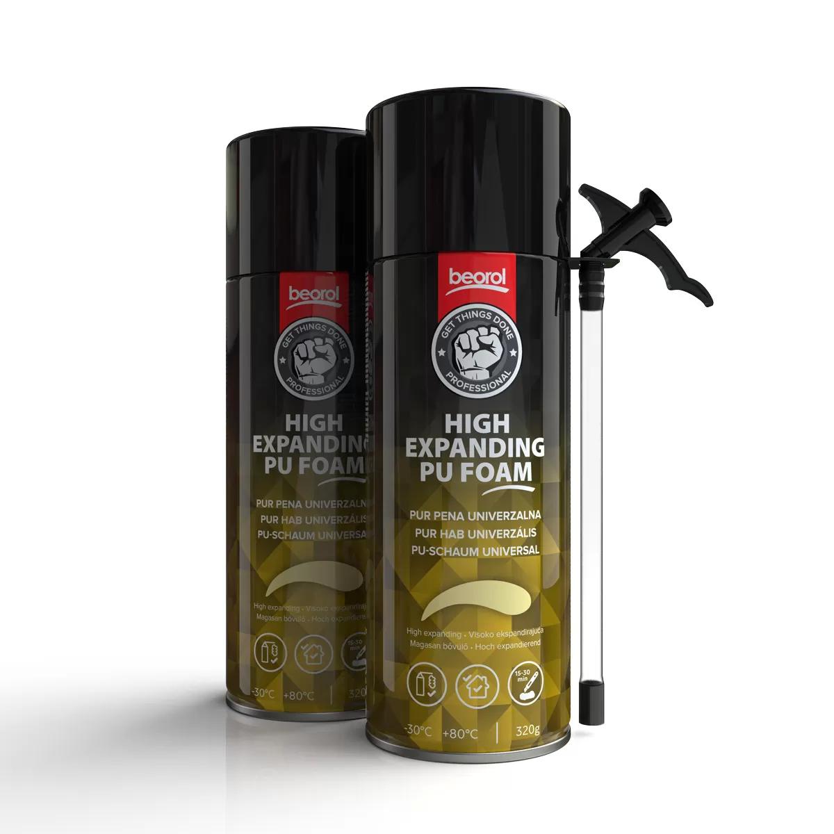 PU foam high expanding spray, 300ml 