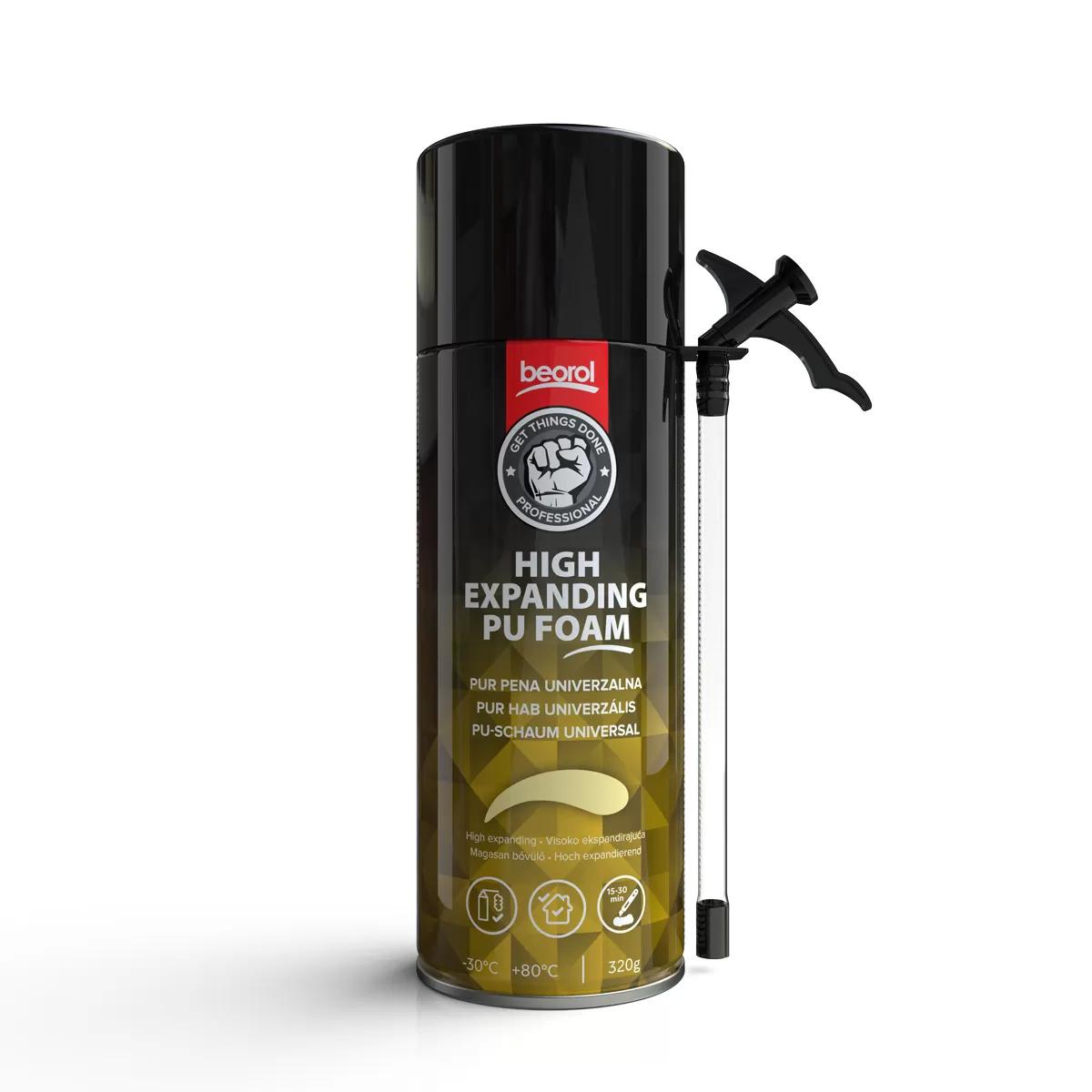 PU foam high expanding spray, 300ml 