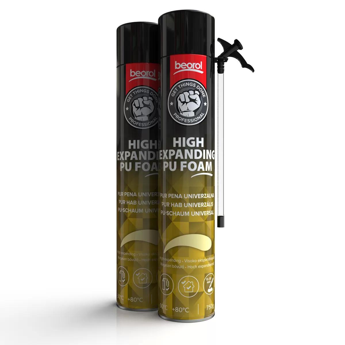 PU foam high expanding spray, 750ml 