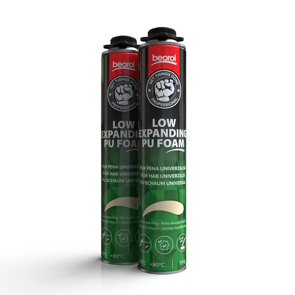 PU foam low expanding gun grade, 750ml 