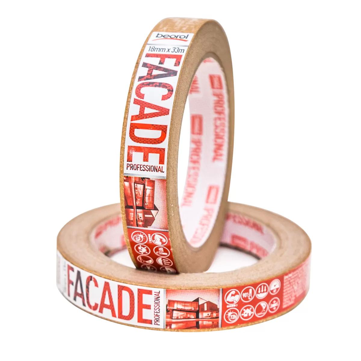 Masking tape Facade Professional 18mm x 33m, 90ᵒC 