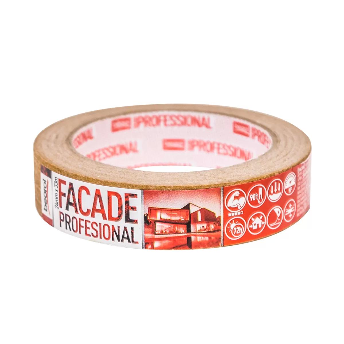 Masking tape Facade Professional 24mm x 33m, 90ᵒC 