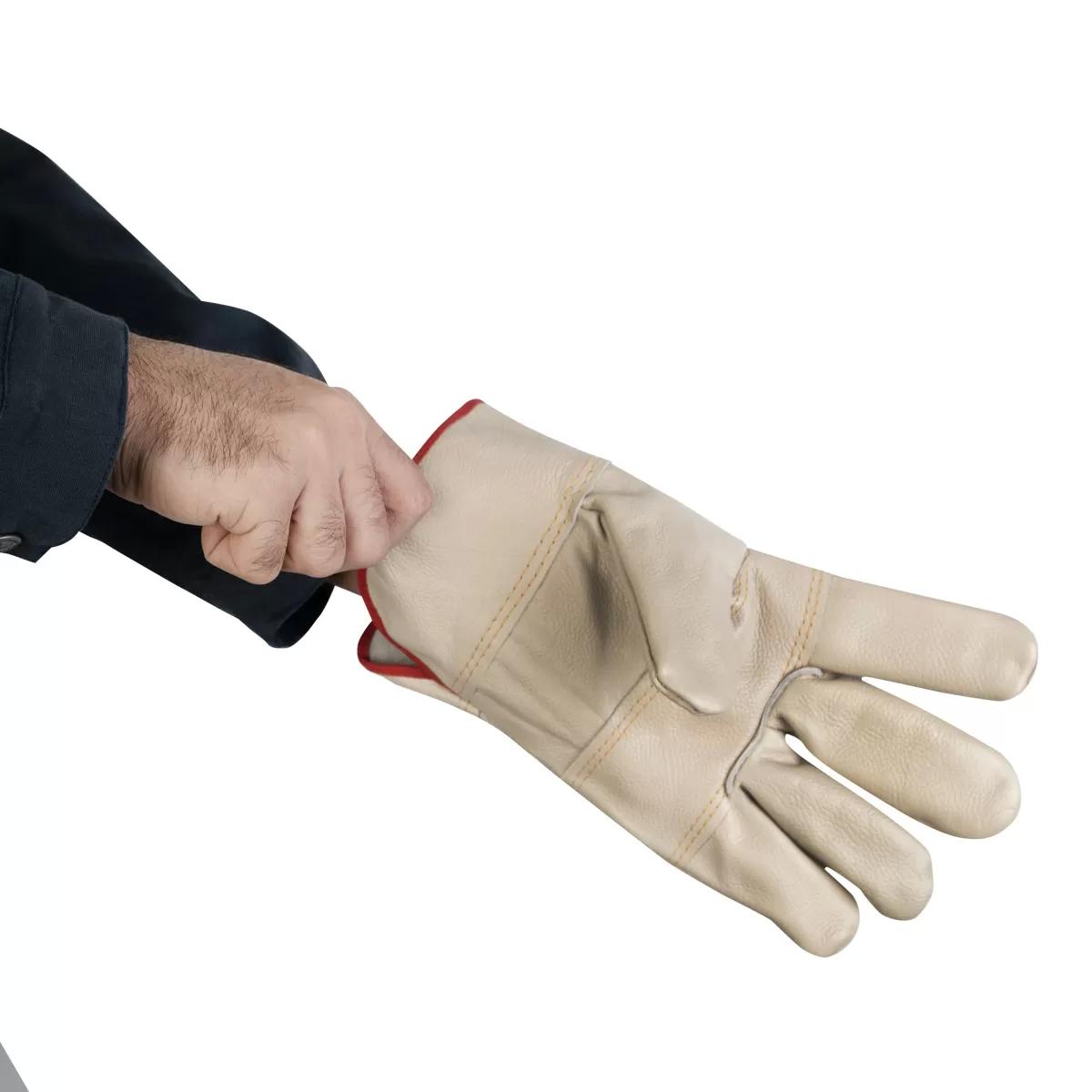 Bőrkesztyű Chronos 