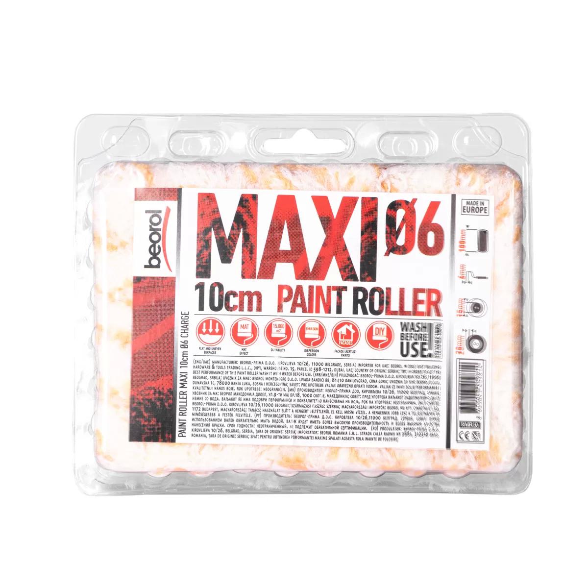 Radiator paint roller Maxi 10cm charge 