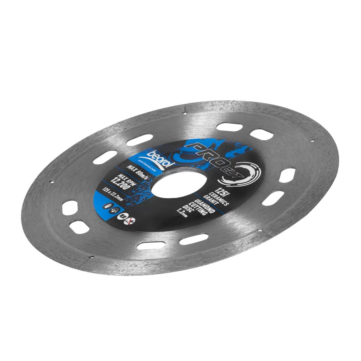 Diamond cutting disc for ceramic and granite 125mm 
