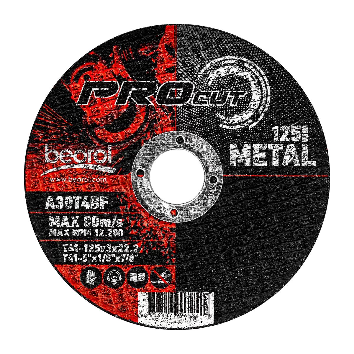 Cutting disc for metal, ø125x3mm 