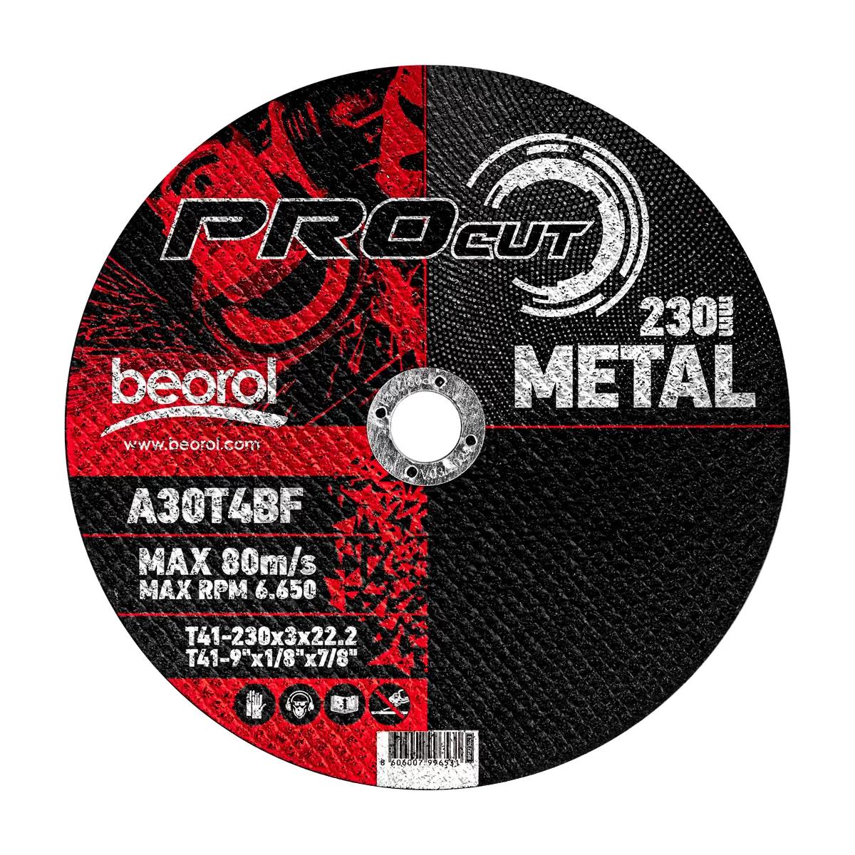 Cutting disc for metal, ø230x3mm 