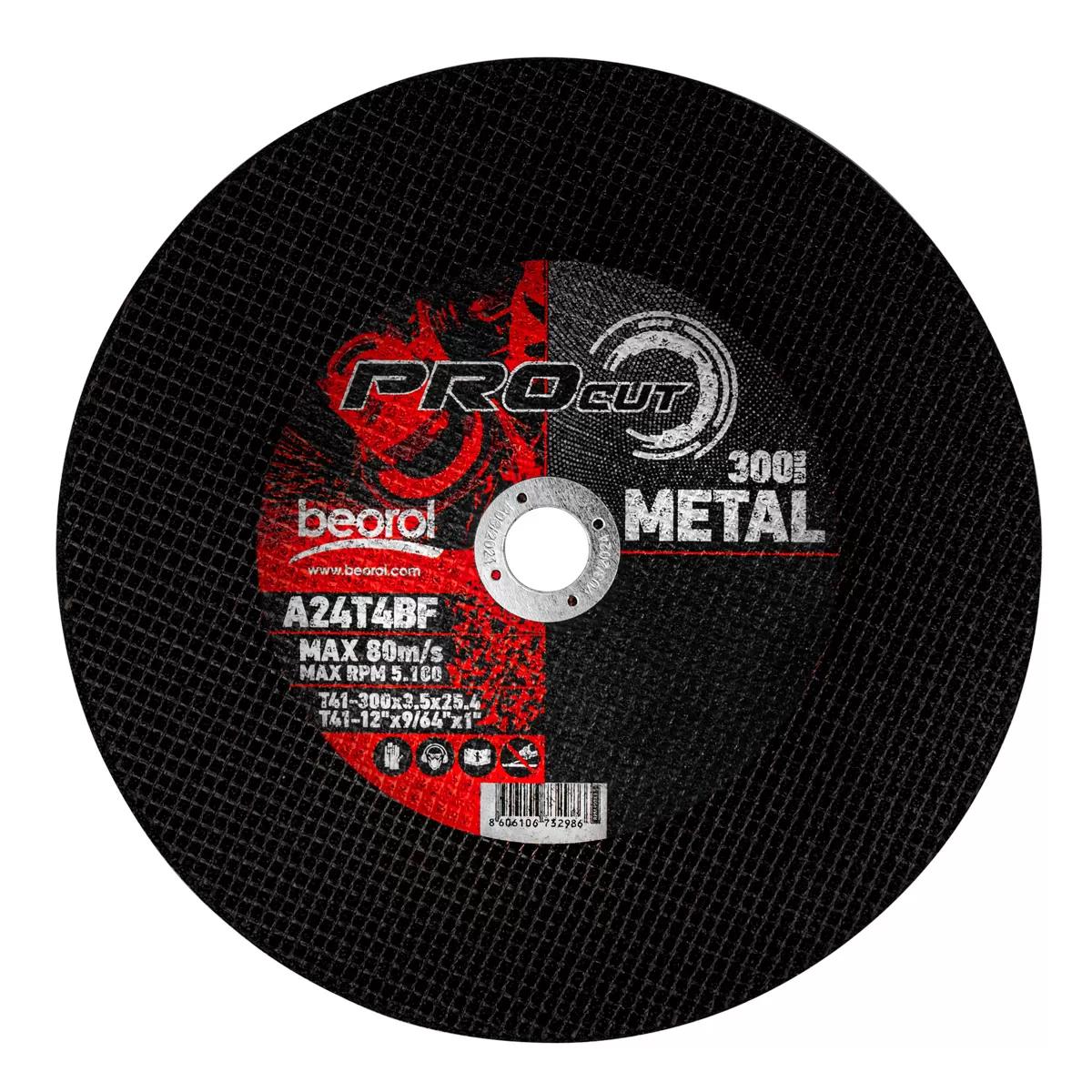 Cutting disc for metal ø300x3.5mm 