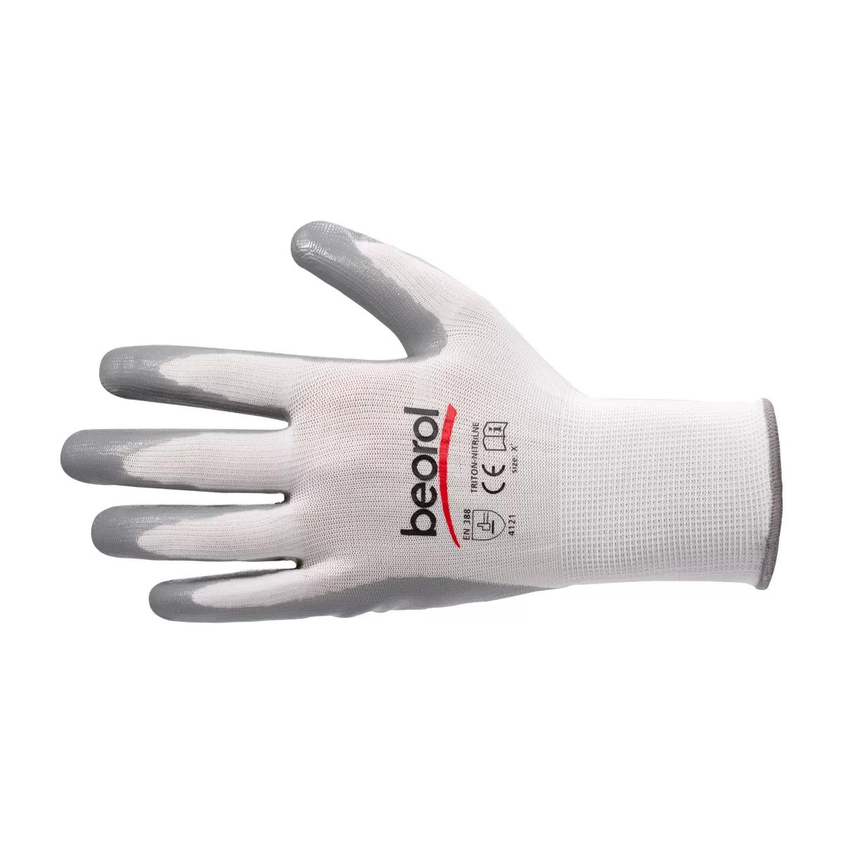 Triton-nitrile glove 