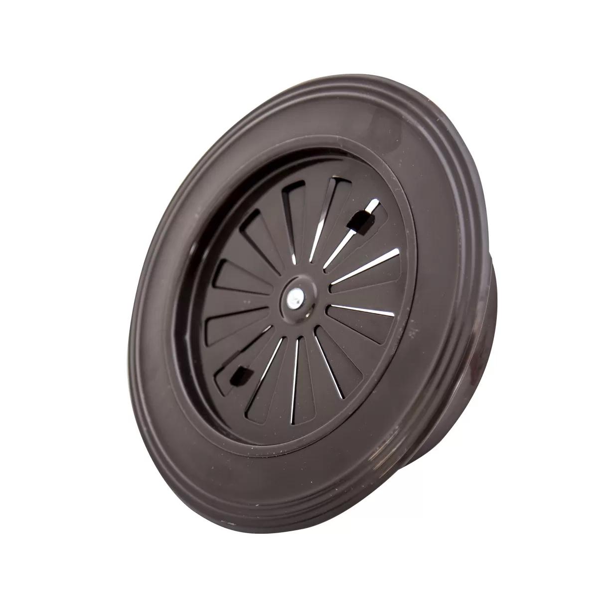 Ventilation rosette brown ø119 flat 