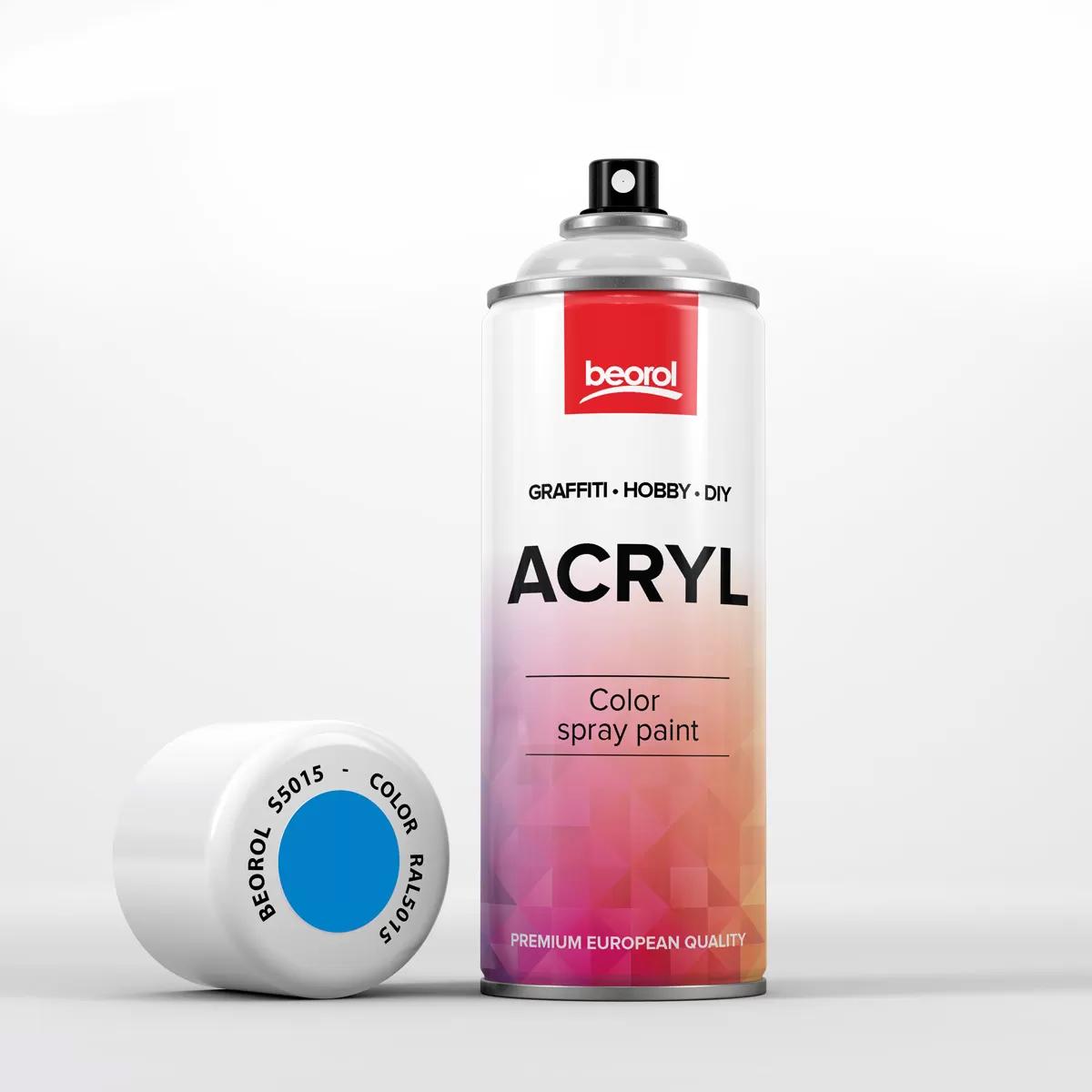 Spray paint Blue Cielo RAL5015 