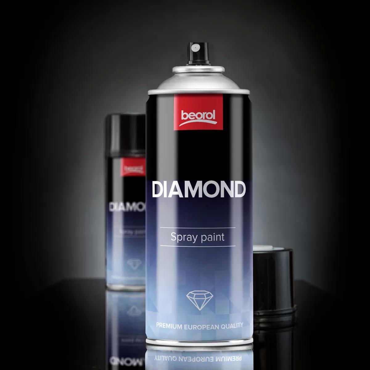 Paint spray diamond effect black Nero 
