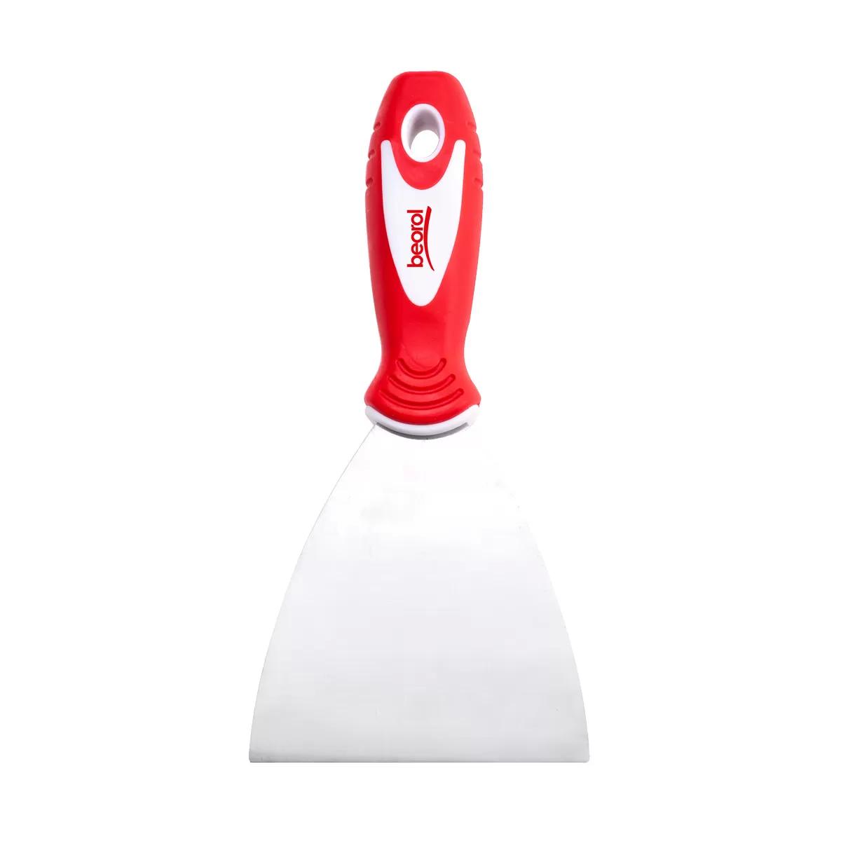Scraper rubber-plastic handle with hole, steel 3.5 