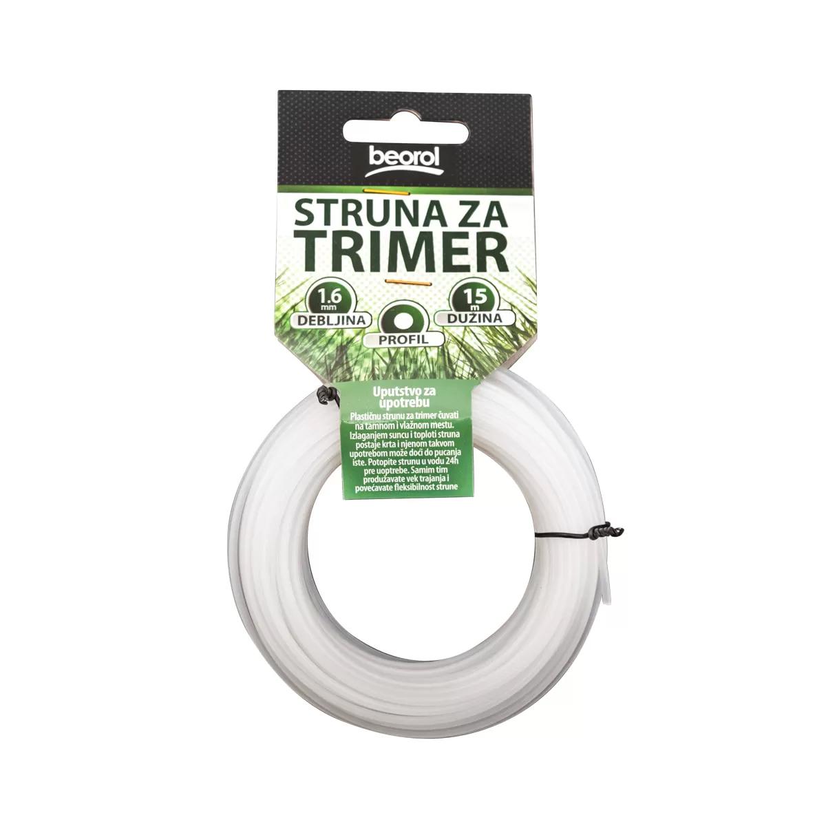 Trimmer line round 1.6mm 15m 