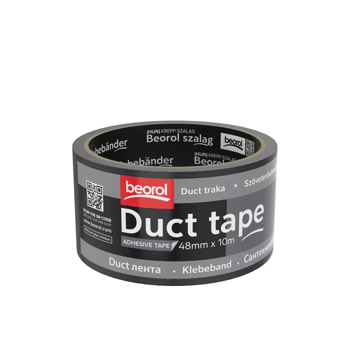 Duct tape 48mm x 10m, black 