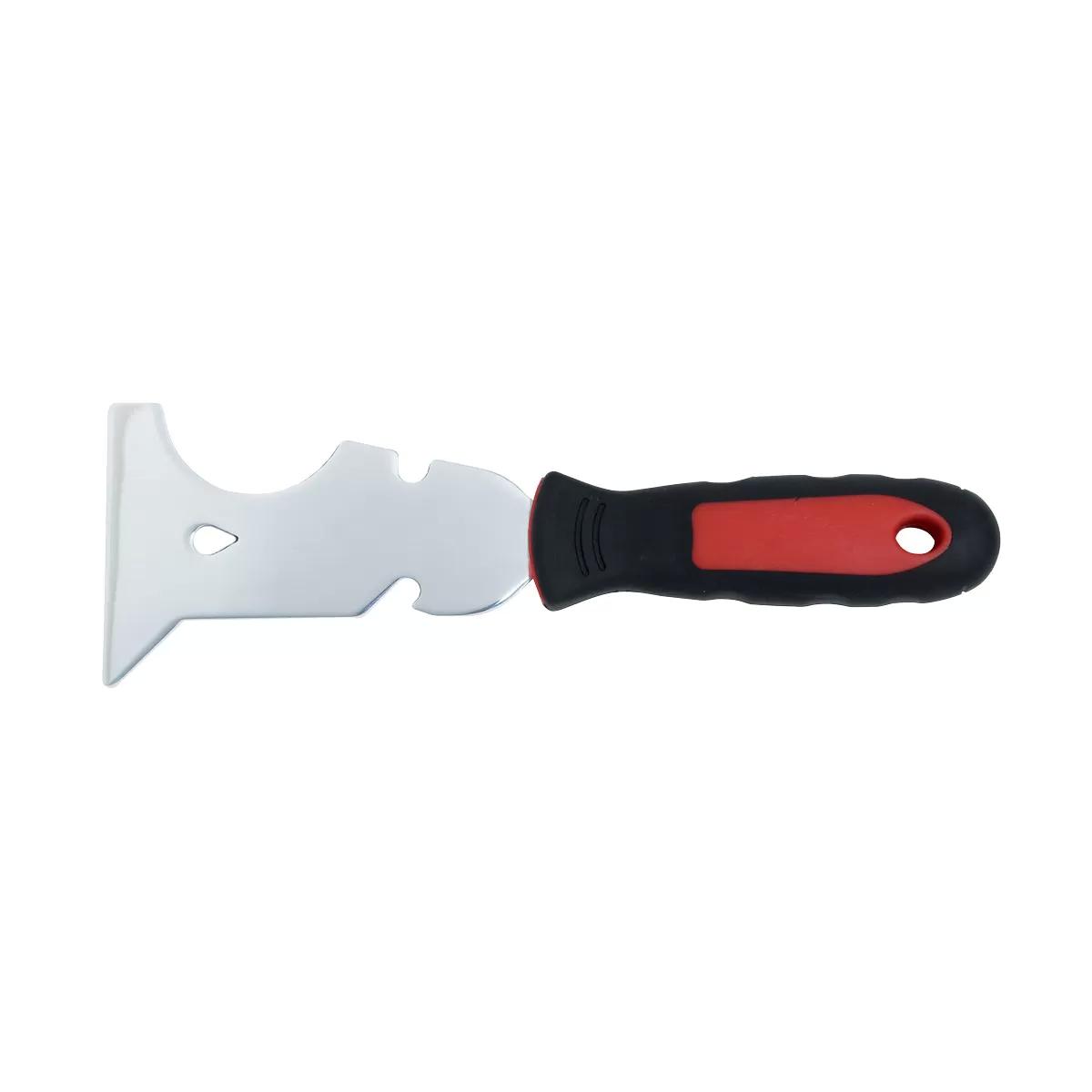 Rubber outlet paint scraper