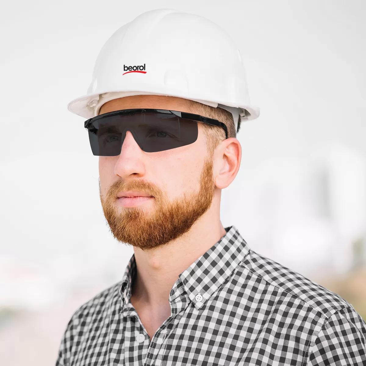 Dark safety glasses clearance