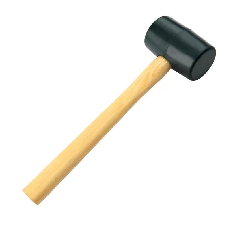 Rubber hammer, wood handle 500gr 