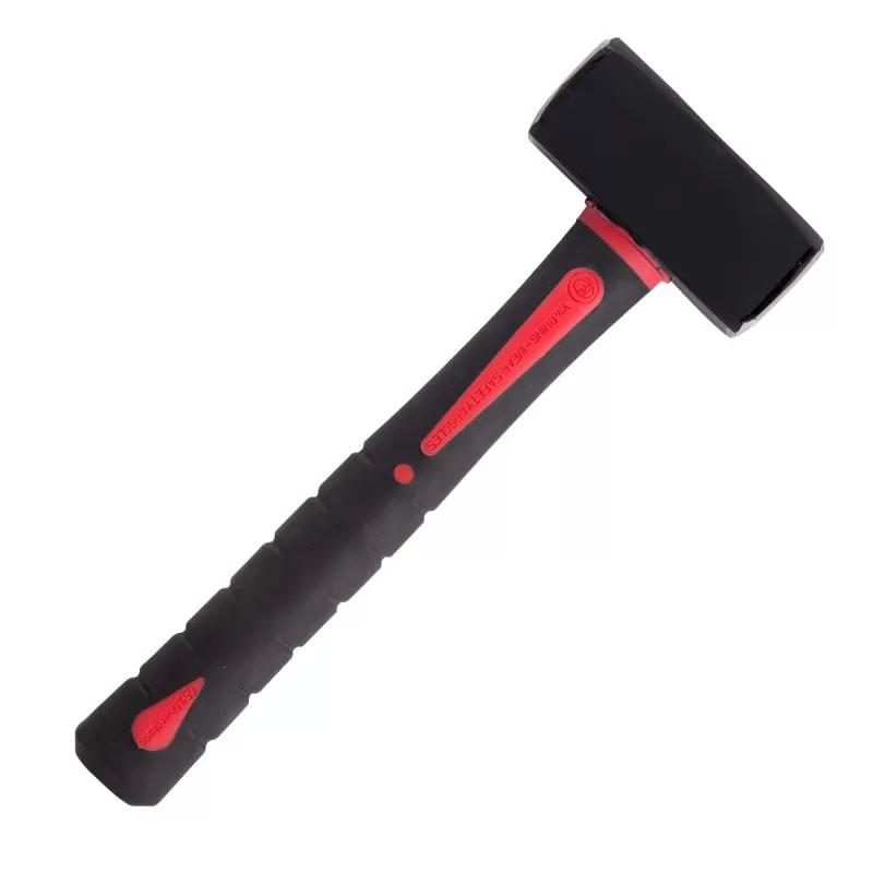 Fiberglass handle sledge hammer, 1000gr 