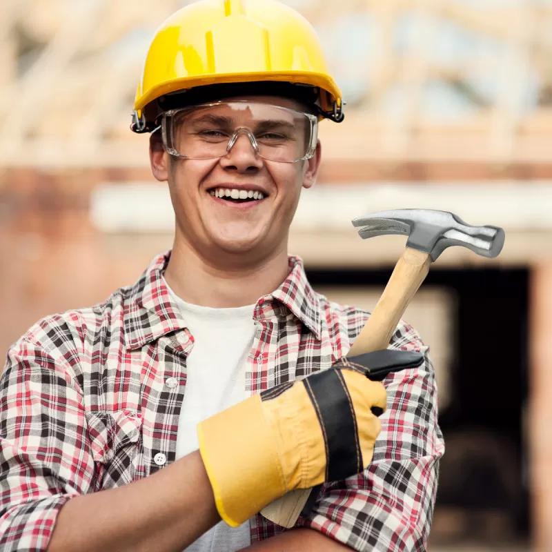 Carpenter hammer, wooden handle 500gr 