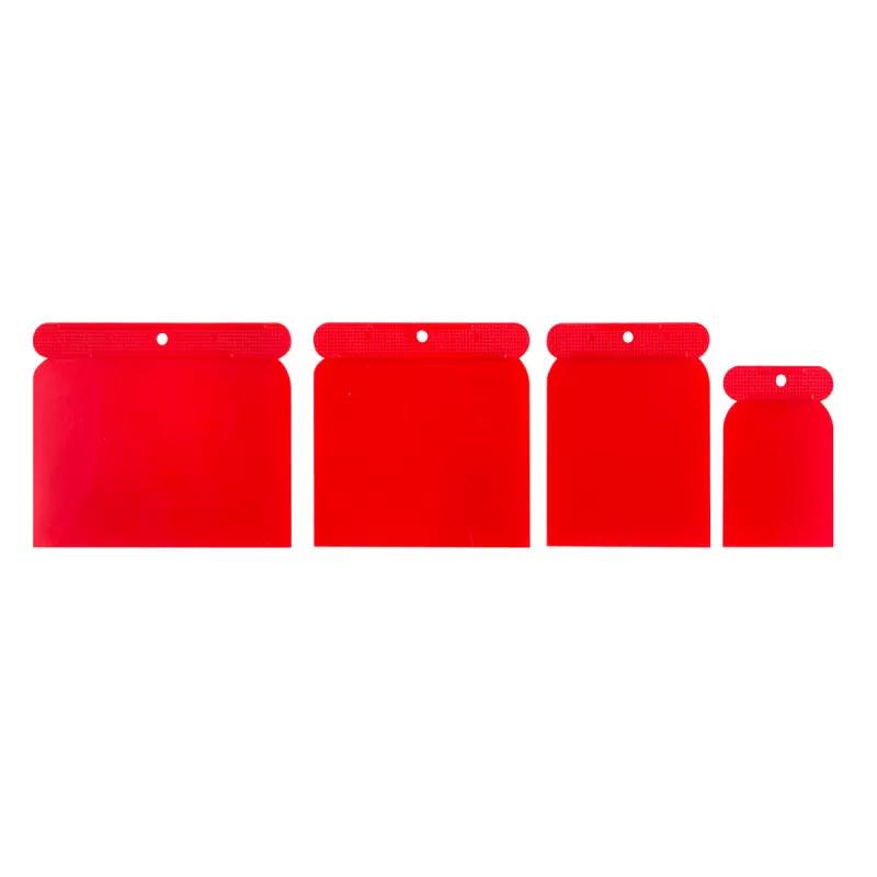 Plastic square scraper 4pcs/set 
