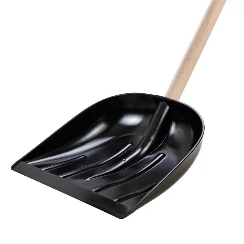 Plastic shovel 40x40cm, black 