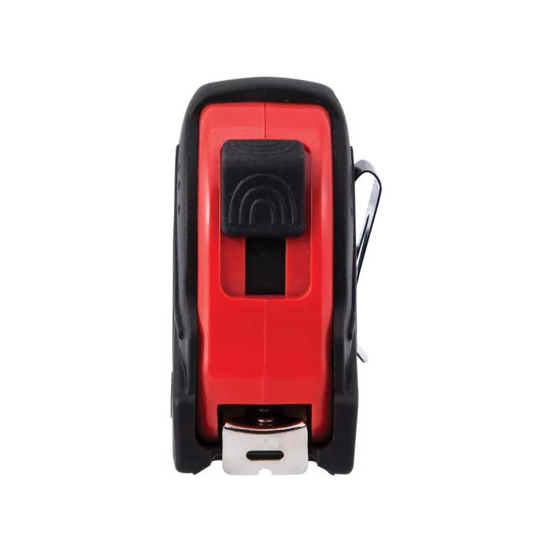 Steel measuring tape 5m, red body/black cover 