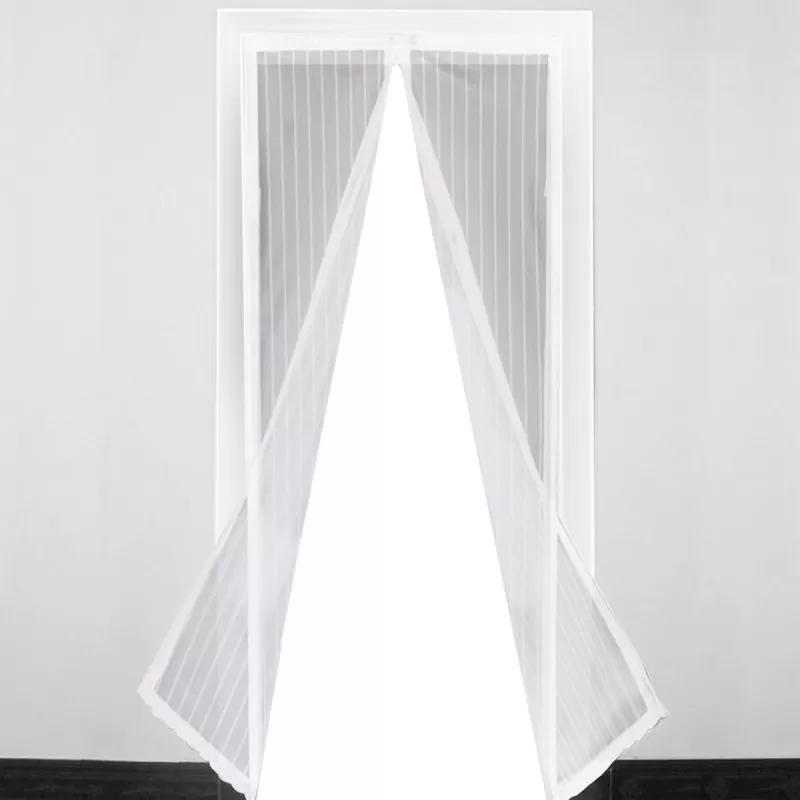 Magnetic door curtain, white 
