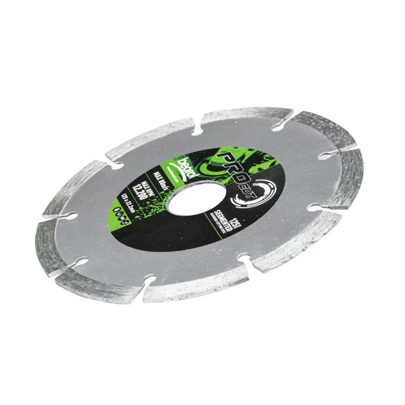 Segmented diamond cutting disc, ø125mm 