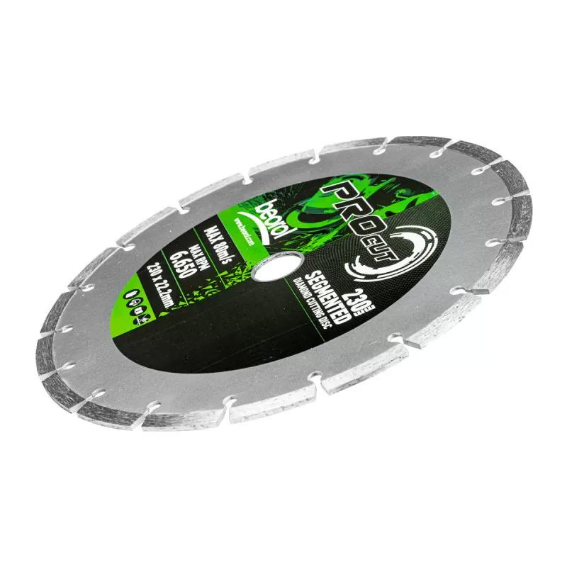 Segmented diamond cutting disc, ø230mm 