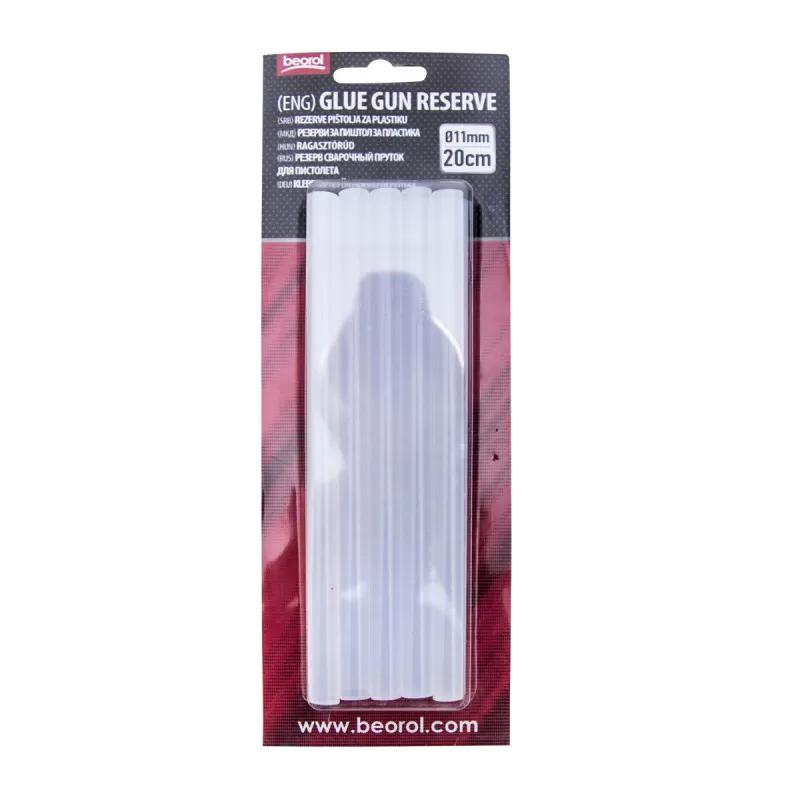 Glue gun reserve 11mmx20cm Transparent 