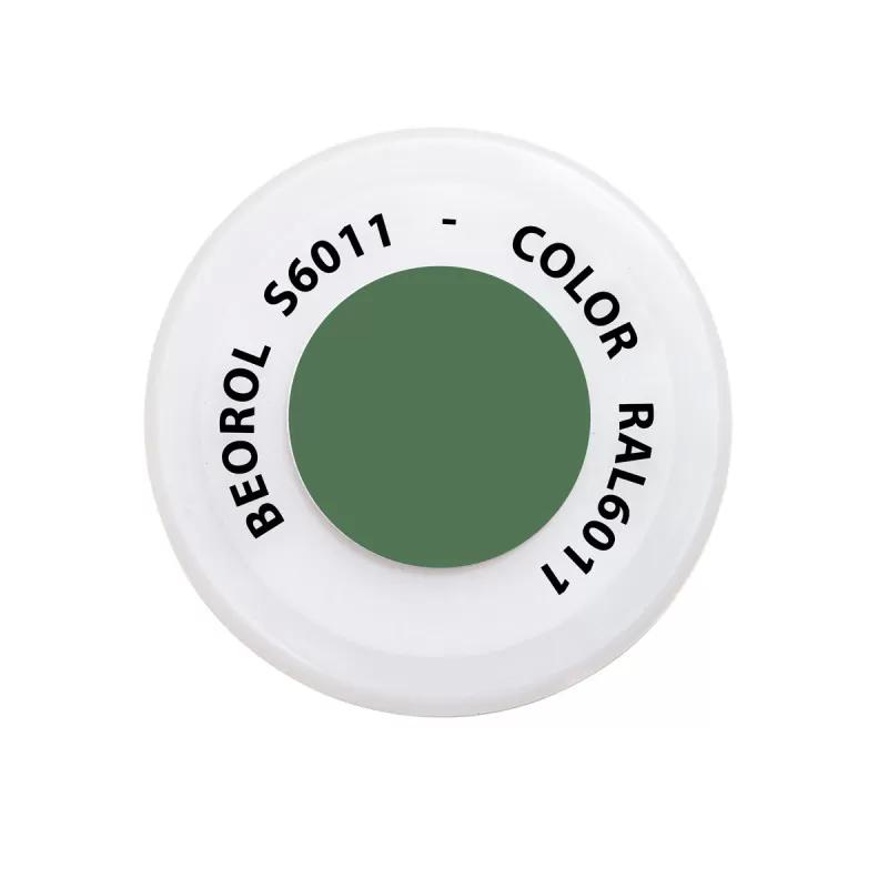 Spray paint green Reseda RAL6011 