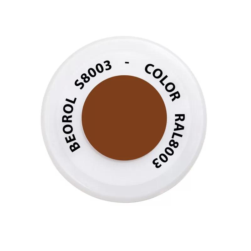 Spray paint brown Castagna RAL8003 