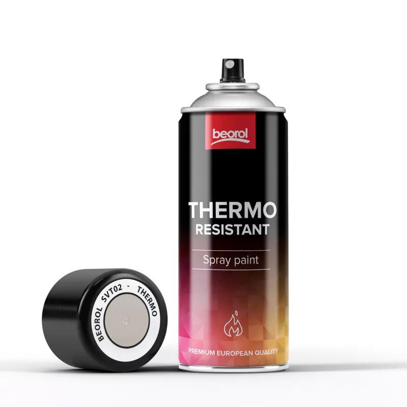 Paint spray for high temperatures silver Alluminio 